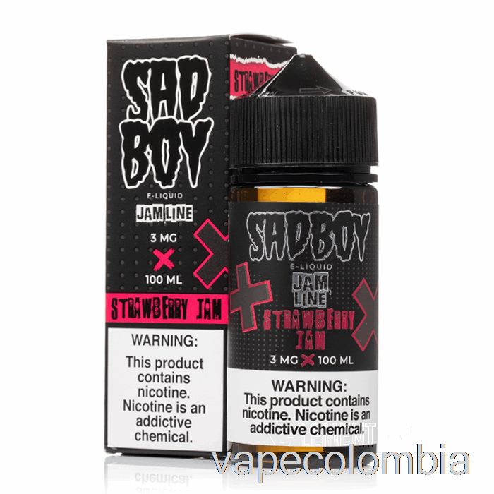 Mermelada De Fresa Desechable Vape - Sadboy - 100ml 6mg